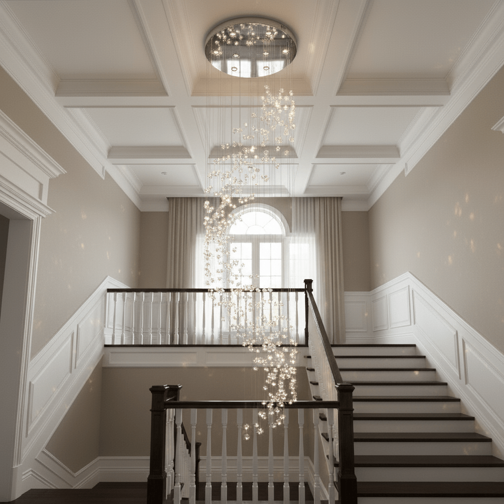 Amber Crystal Chandelier — Chandelier | Maison Monashee — view 8