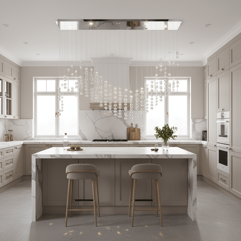 Amber Crystal Chandelier — Chandelier | Maison Monashee — view 12