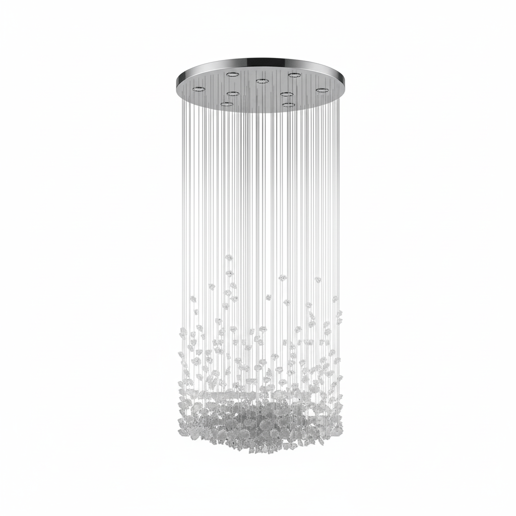 Amber Crystal Chandelier — Chandelier | Maison Monashee — view 107