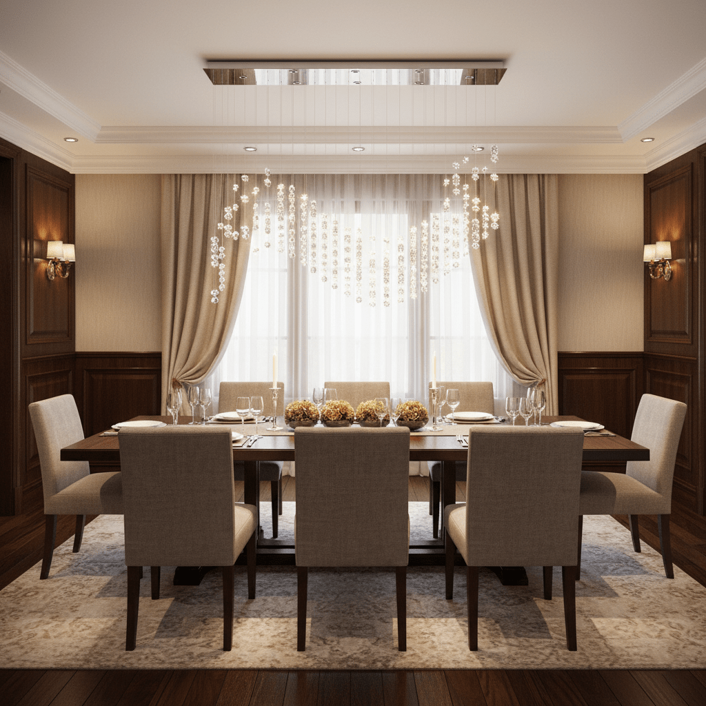 Amber Crystal Chandelier — Chandelier | Maison Monashee — view 7