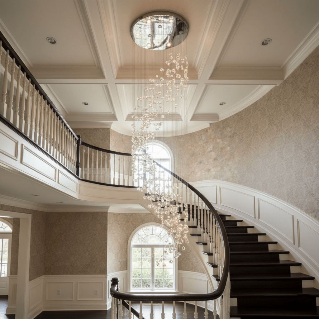 Amber Crystal Chandelier — Chandelier | Maison Monashee — view 11