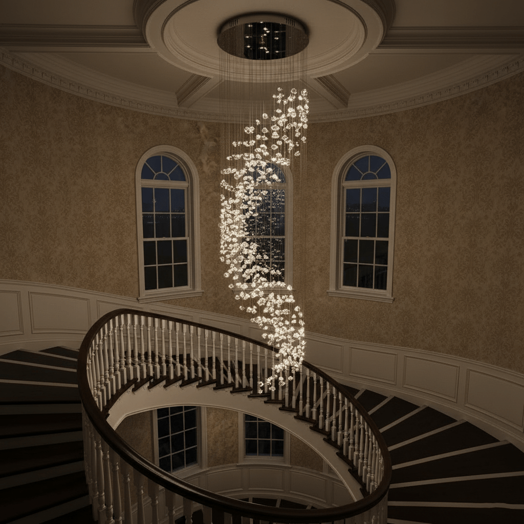 Amber Crystal Chandelier — Chandelier | Maison Monashee — view 5