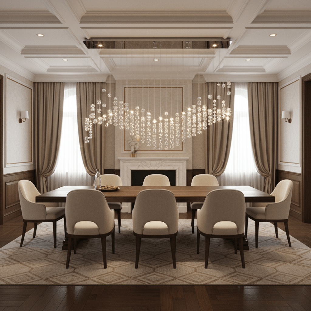 Amber Crystal Chandelier — Chandelier | Maison Monashee — view 10
