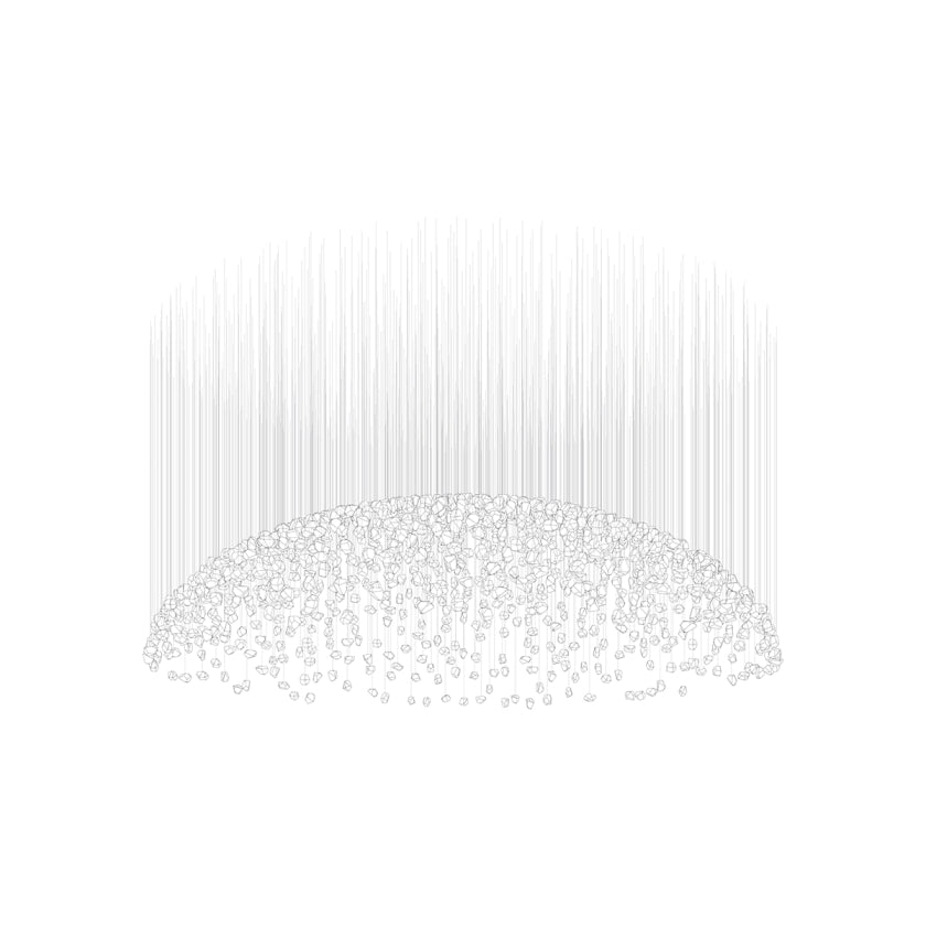 Amber Crystal Chandelier — Chandelier | Maison Monashee — view 67