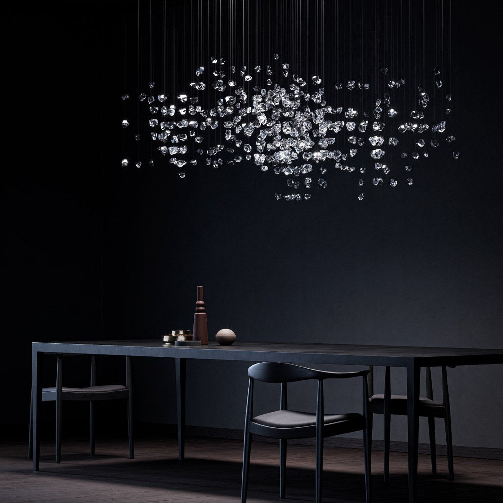Amber Crystal Chandelier — Chandelier | Maison Monashee — view 4