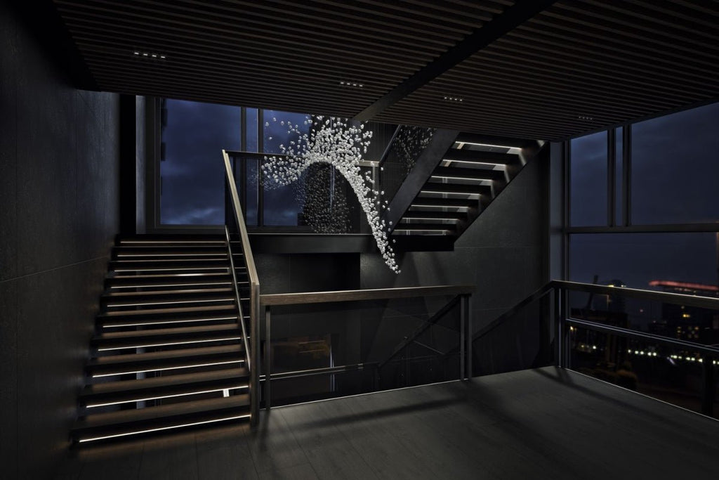 Amber Crystal Chandelier — Chandelier | Maison Monashee — view 33