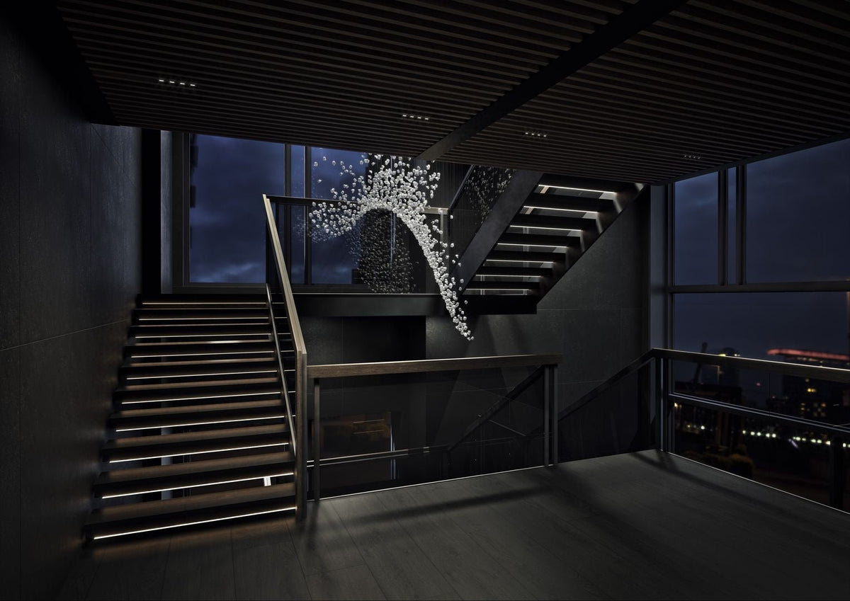 Amber Crystal Chandelier — Chandelier | Maison Monashee — view 34