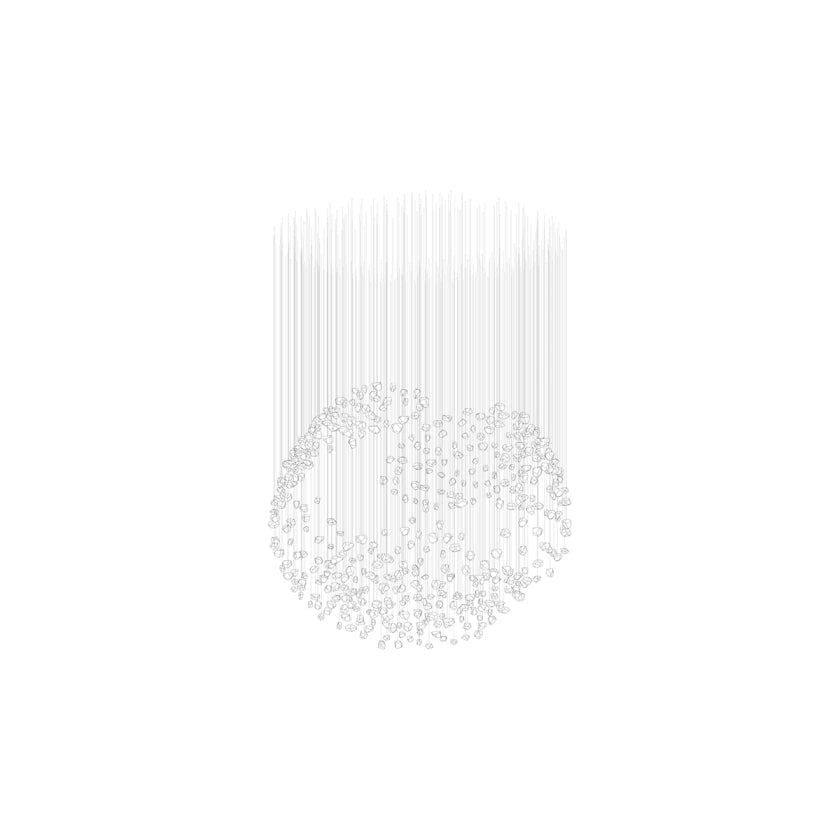 Amber Crystal Chandelier — Chandelier | Maison Monashee — view 79