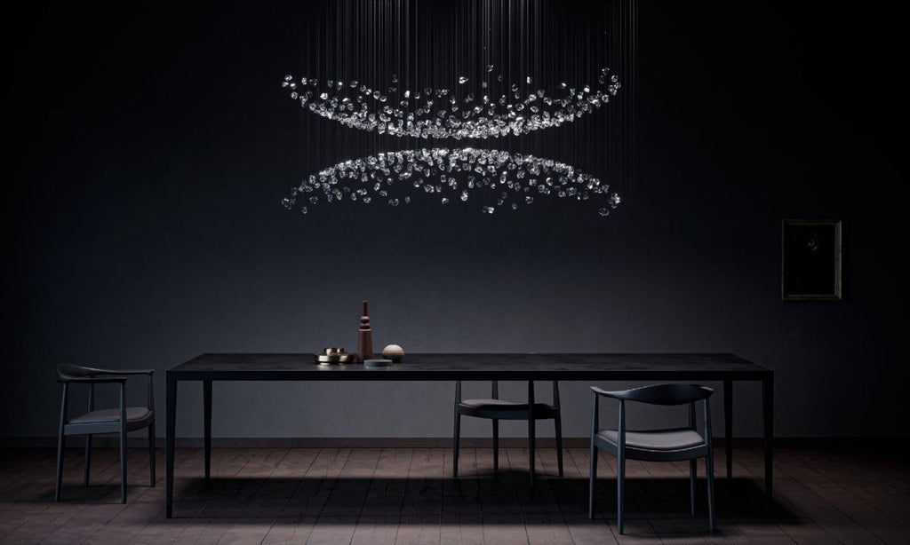 Amber Crystal Chandelier — Chandelier | Maison Monashee — view 26