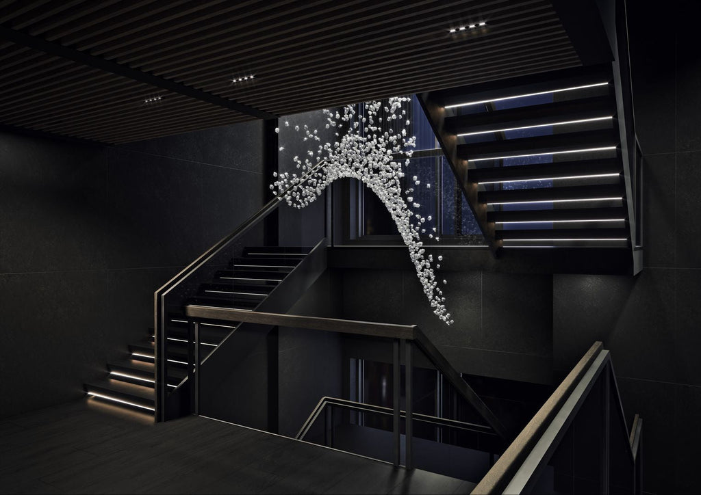 Amber Crystal Chandelier — Chandelier | Maison Monashee — view 35