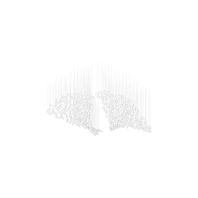Amber Crystal Chandelier — Chandelier | Maison Monashee — view 71