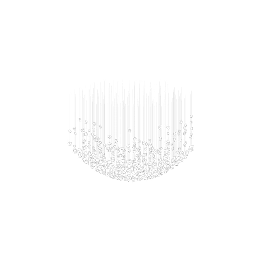 Amber Crystal Chandelier — Chandelier | Maison Monashee — view 93