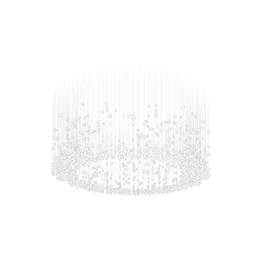 Amber Crystal Chandelier — Chandelier | Maison Monashee — view 94