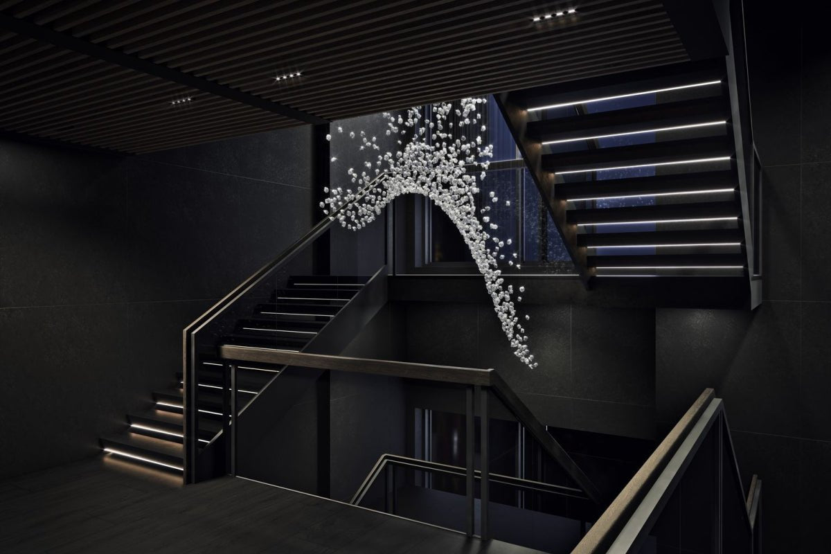 Amber Crystal Chandelier — Chandelier | Maison Monashee — view 40