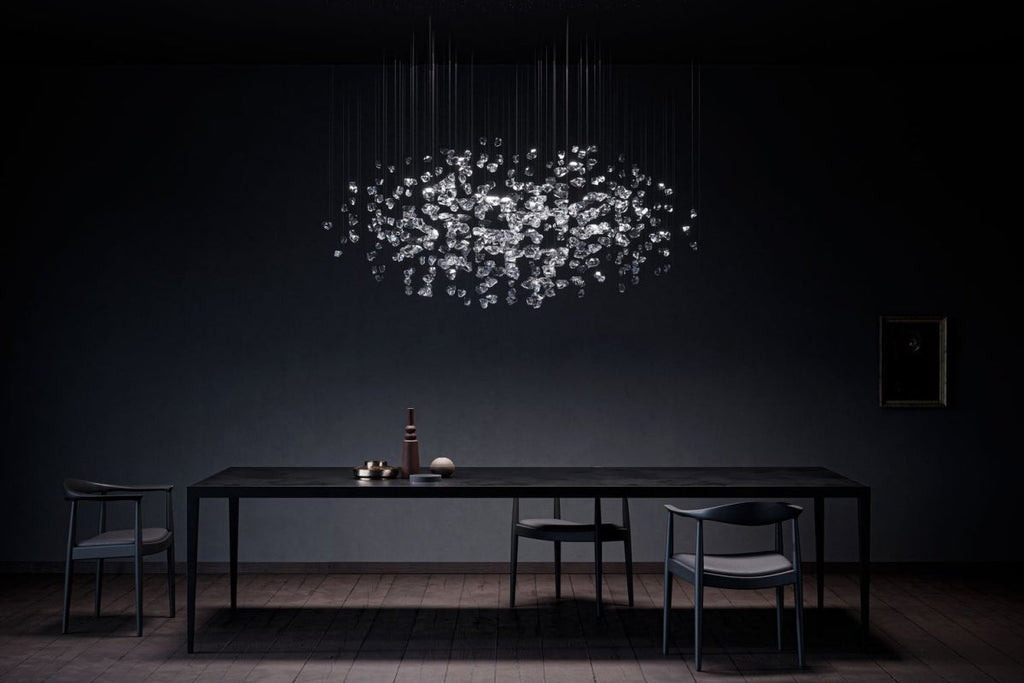 Amber Crystal Chandelier — Chandelier | Maison Monashee — view 42