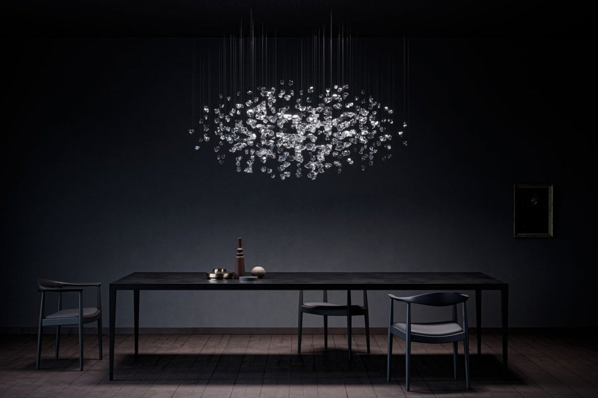 Amber Crystal Chandelier — Chandelier | Maison Monashee — view 42