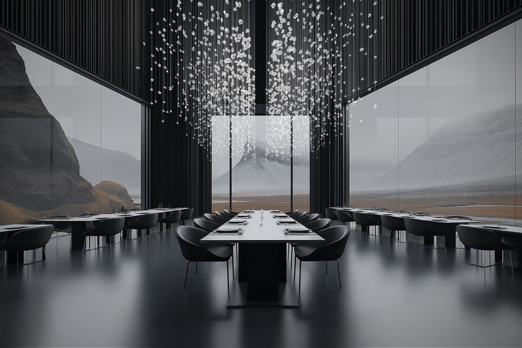 Amber Crystal Chandelier — Chandelier | Maison Monashee — view 44