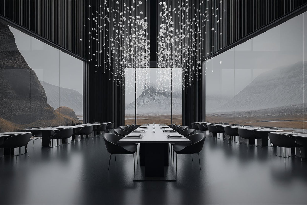 Amber Crystal Chandelier — Chandelier | Maison Monashee — view 44