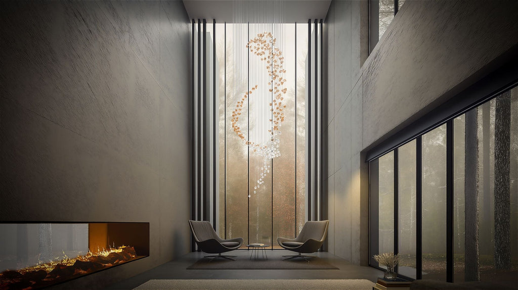 Amber Crystal Chandelier — Chandelier | Maison Monashee — view 45