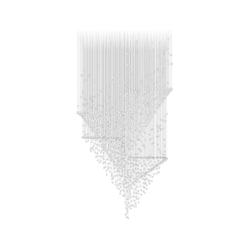 Amber Crystal Chandelier — Chandelier | Maison Monashee — view 74