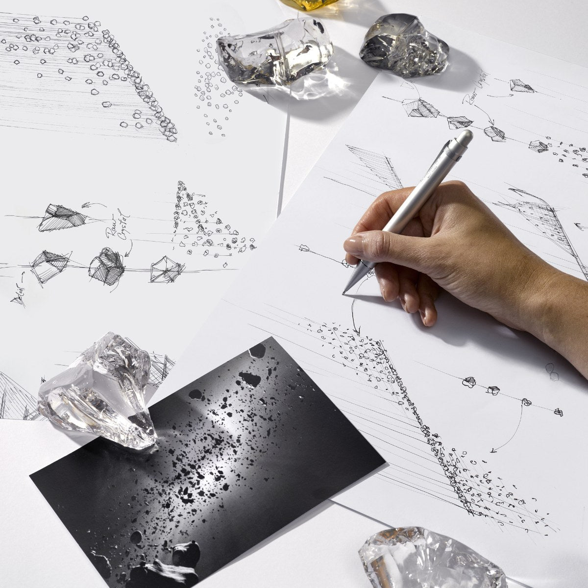 Amber Crystal Chandelier — Chandelier | Maison Monashee — view 37