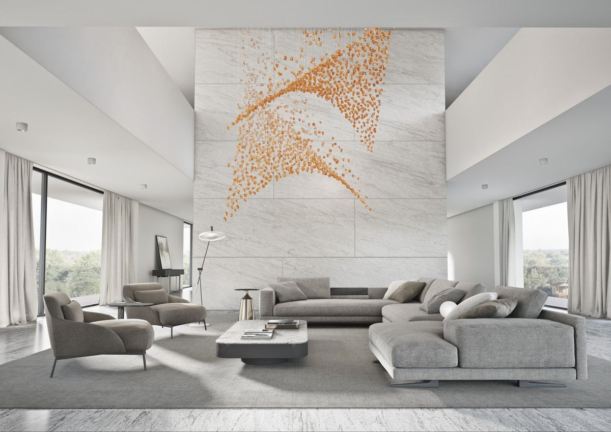 Amber Crystal Chandelier — Chandelier | Maison Monashee — view 6
