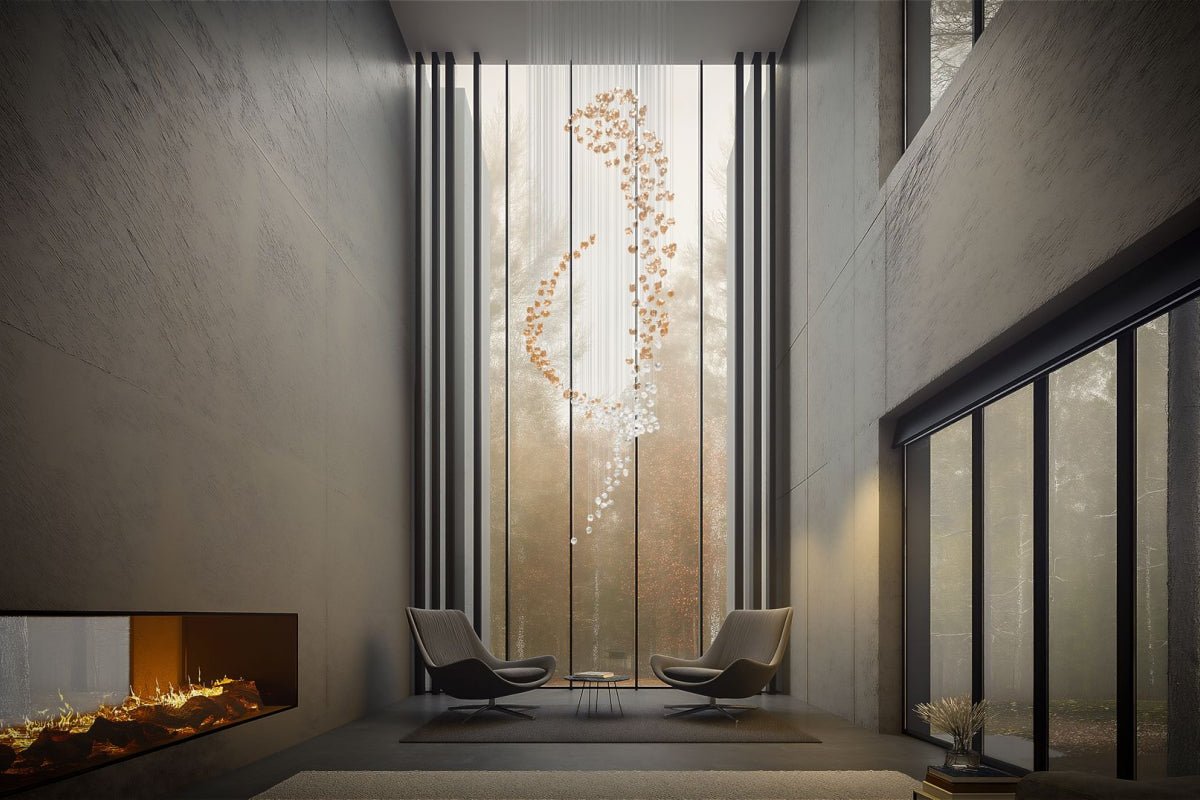 Amber Crystal Chandelier — Chandelier | Maison Monashee — view 13