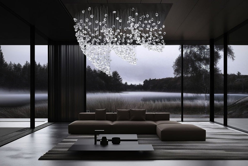 Amber Crystal Chandelier — Chandelier | Maison Monashee — view 15