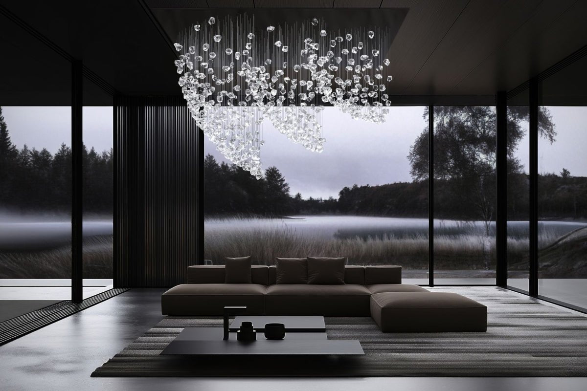 Amber Crystal Chandelier — Chandelier | Maison Monashee — view 15