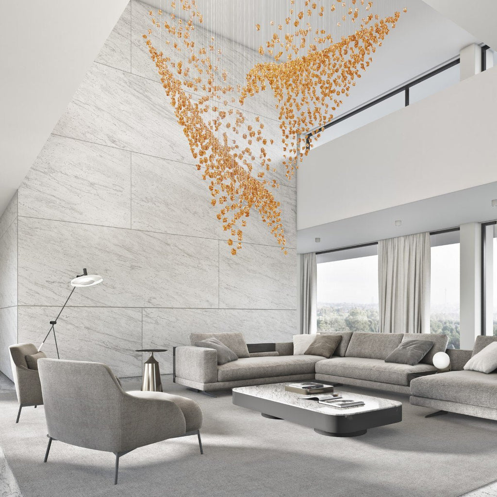 Amber Crystal Chandelier — Chandelier | Maison Monashee — view 2