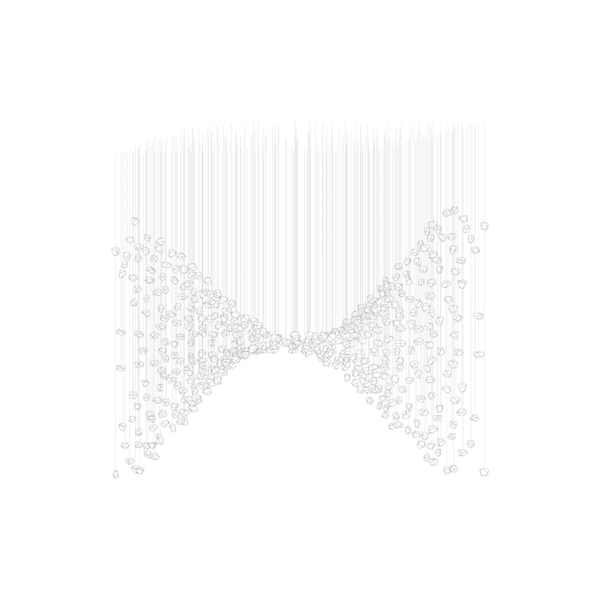 Amber Crystal Chandelier — Chandelier | Maison Monashee — view 70