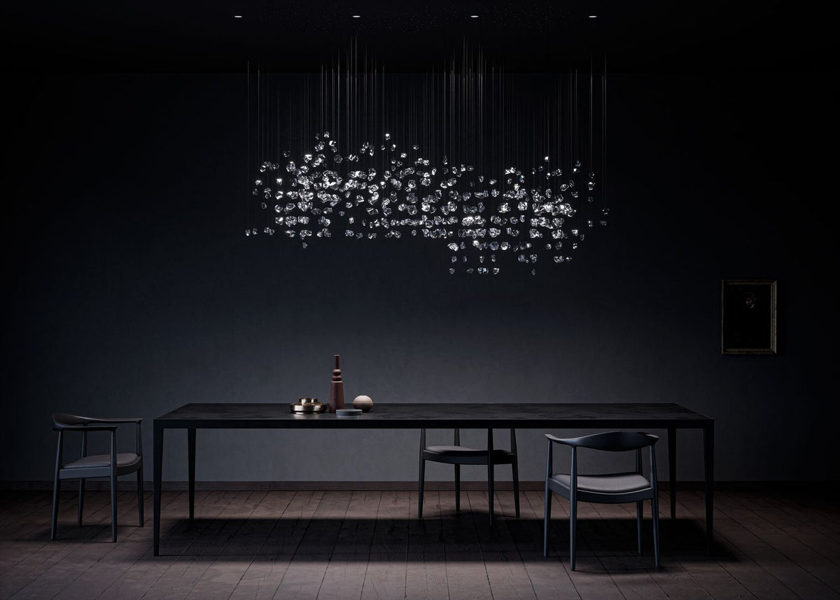 Amber Crystal Chandelier — Chandelier | Maison Monashee — view 18