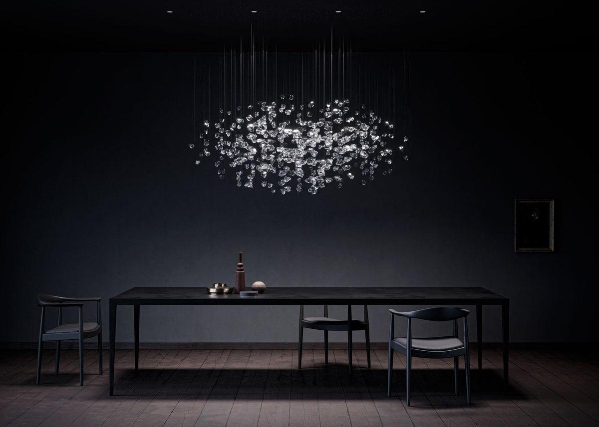Amber Crystal Chandelier — Chandelier | Maison Monashee — view 20