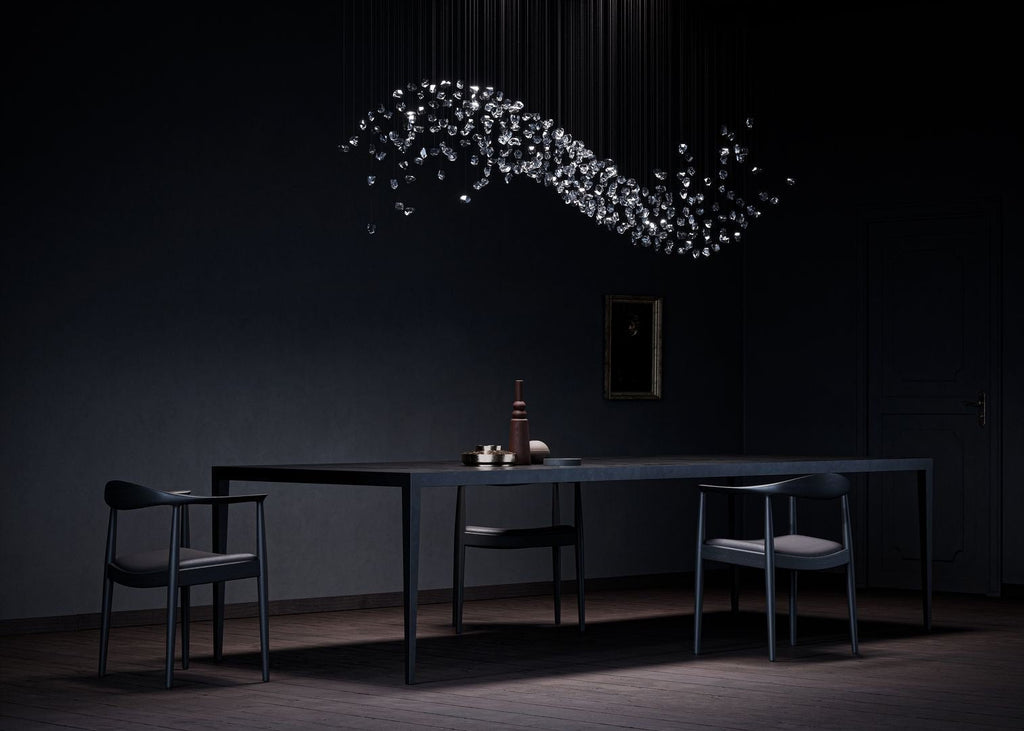 Amber Crystal Chandelier — Chandelier | Maison Monashee — view 21