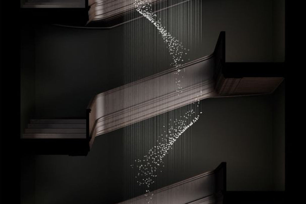 Amber Crystal Chandelier — Chandelier | Maison Monashee — view 23