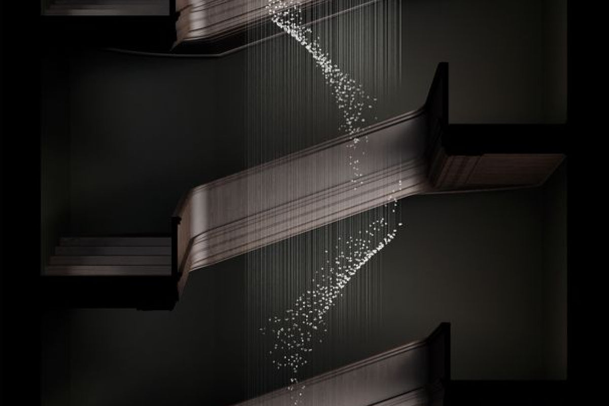 Amber Crystal Chandelier — Chandelier | Maison Monashee — view 23