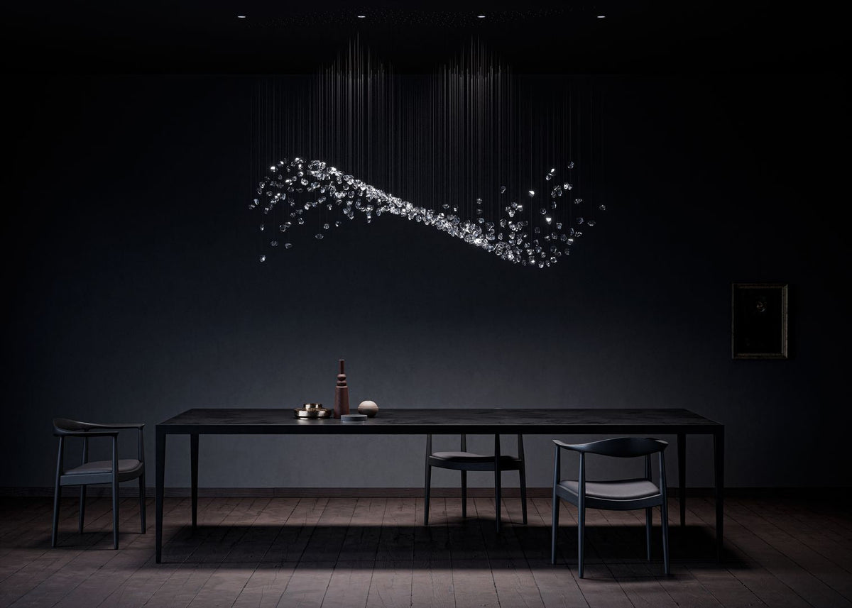 Amber Crystal Chandelier — Chandelier | Maison Monashee — view 30