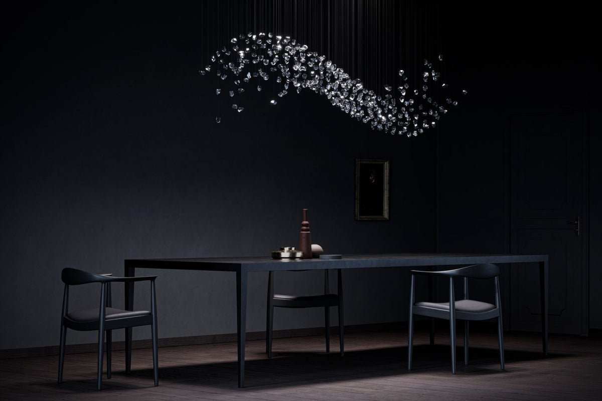 Amber Crystal Chandelier — Chandelier | Maison Monashee — view 25