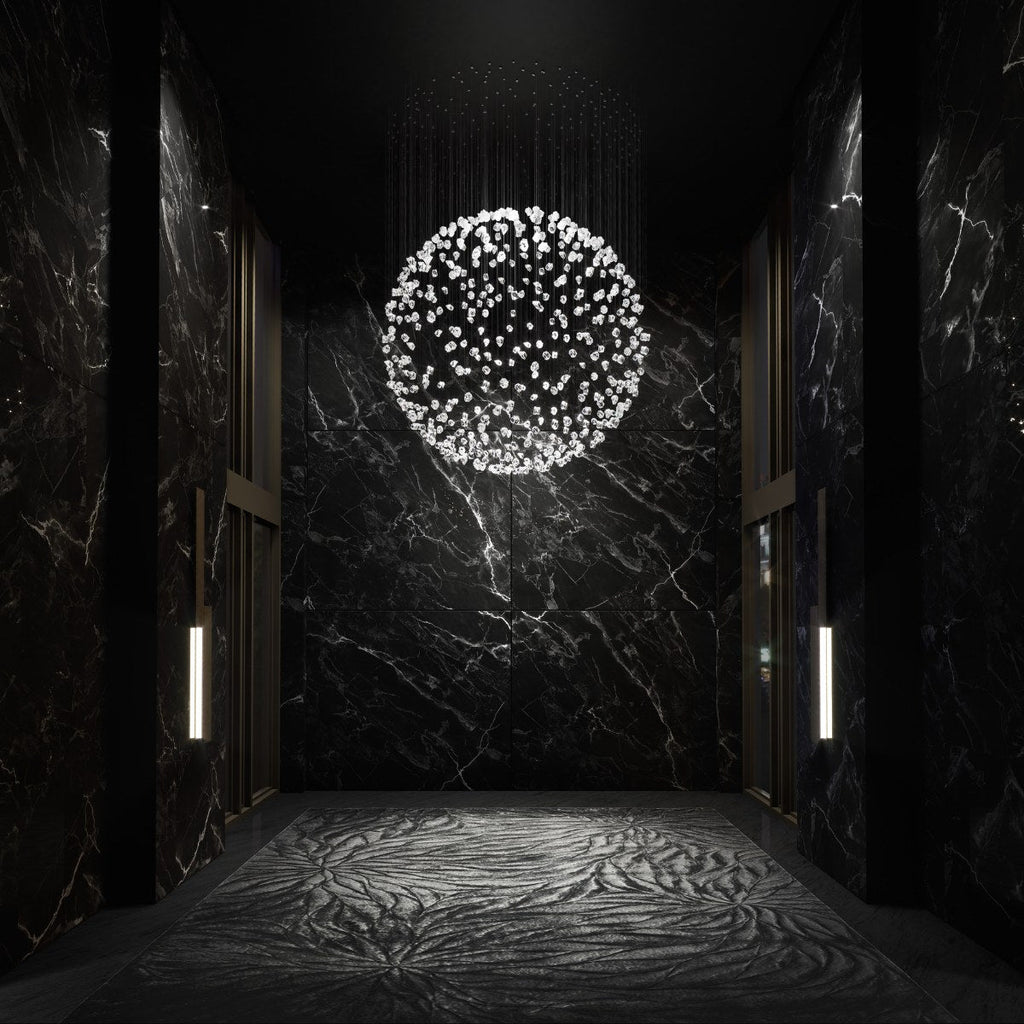 Amber Crystal Chandelier — Chandelier | Maison Monashee — view 31
