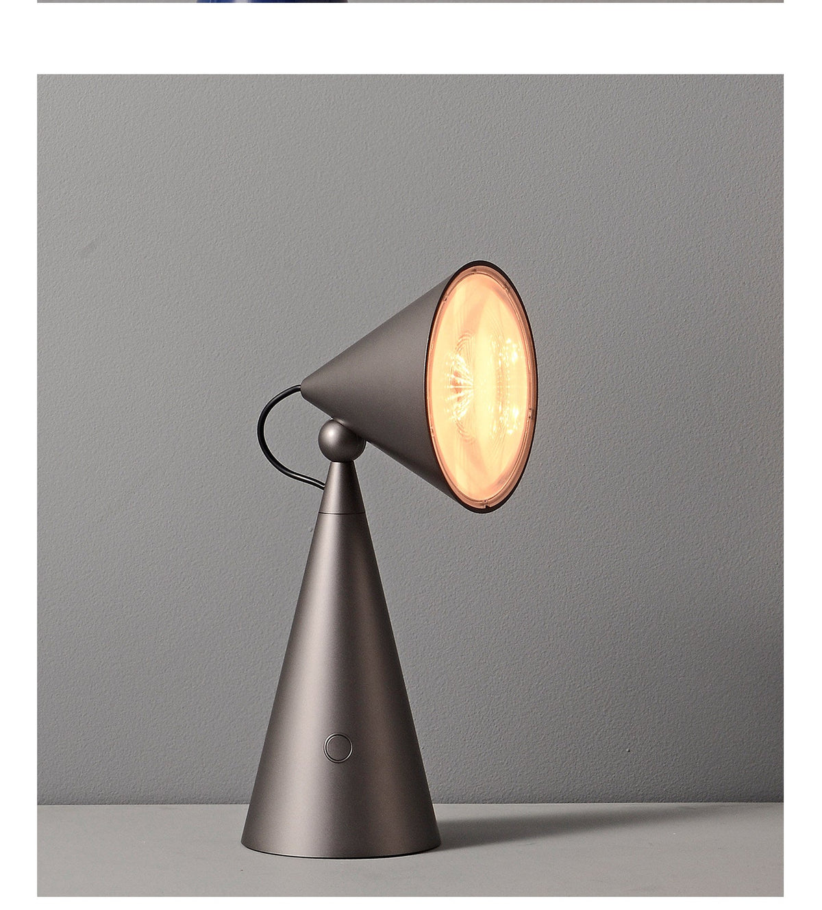 Cone Shaped Table Lamp — Table Lamp | Maison Monashee — view 7