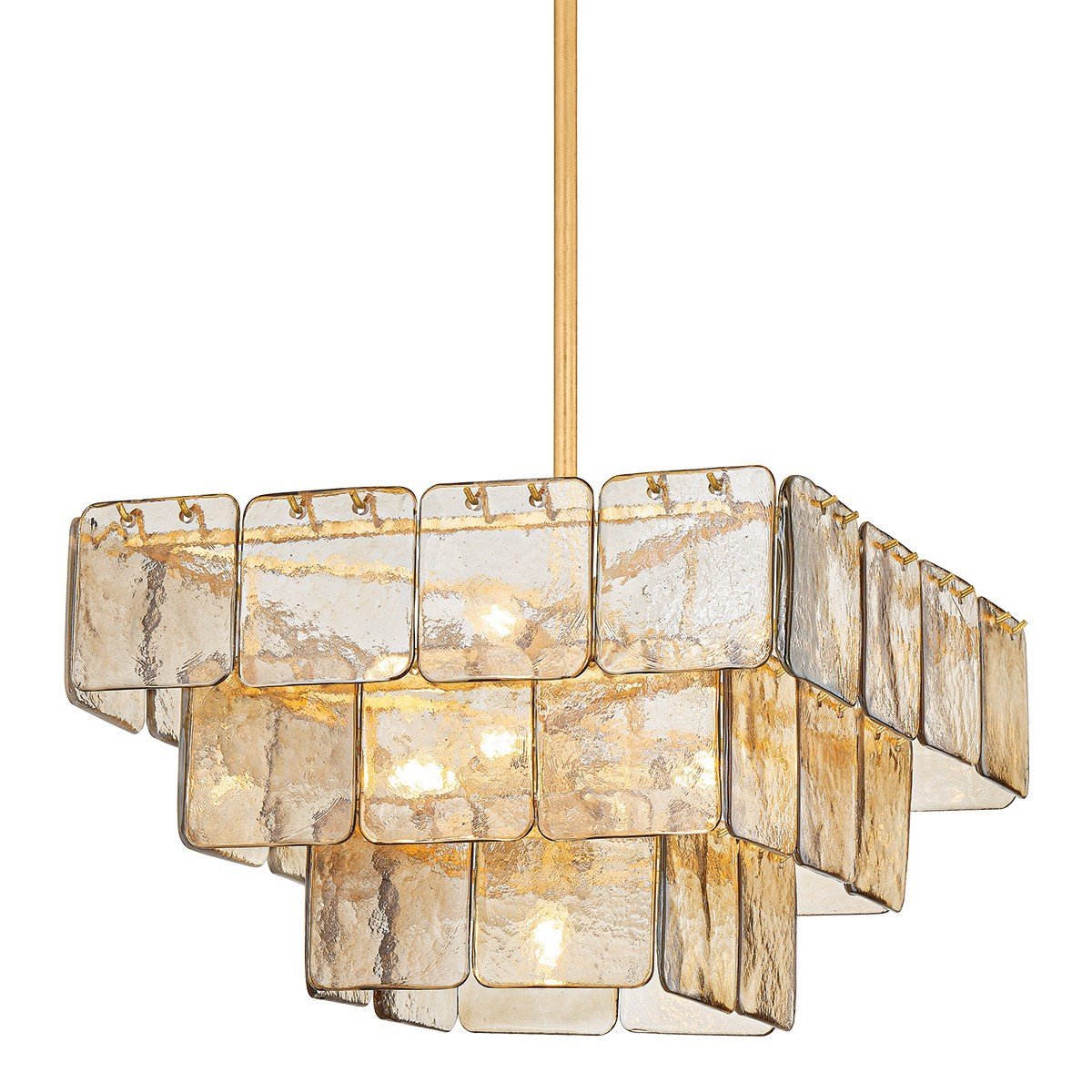 Antique Gold Leaf Chandelier — Chandelier | Maison Monashee — view 13