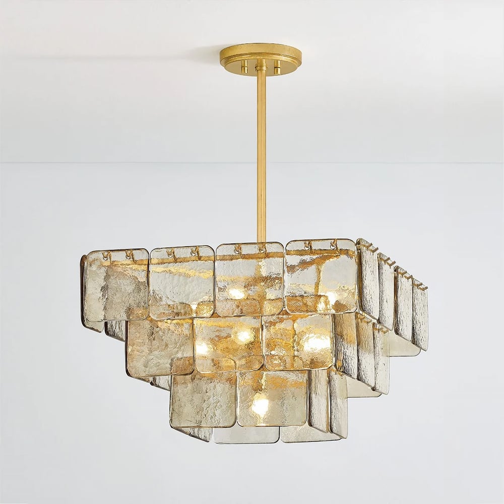 Antique Gold Leaf Chandelier — Chandelier | Maison Monashee — view 8