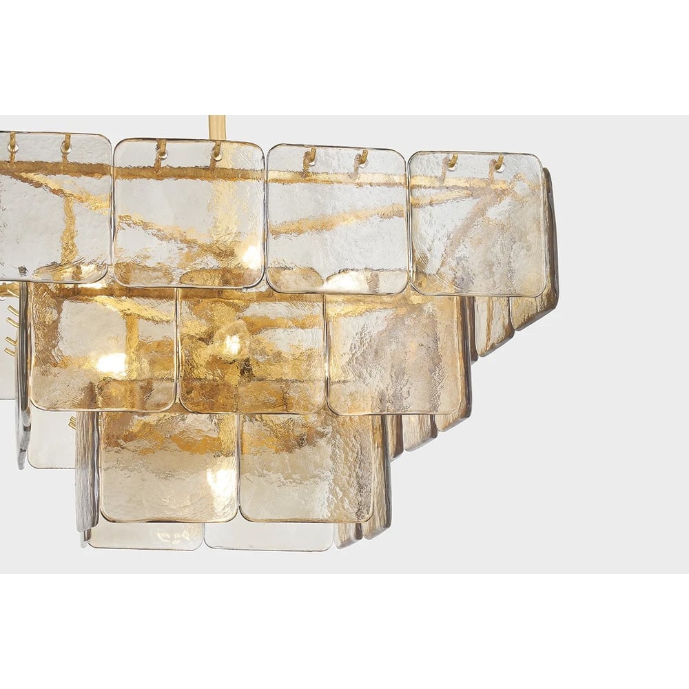 Antique Gold Leaf Chandelier — Chandelier | Maison Monashee — view 11