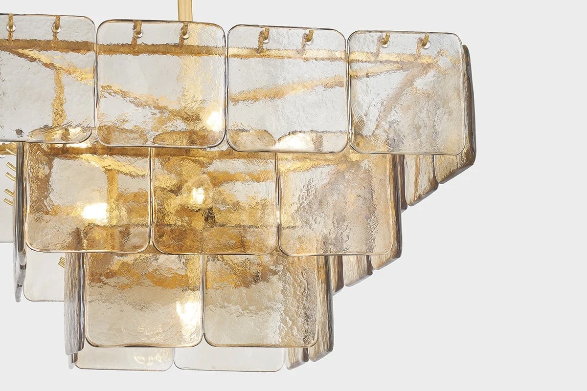 Antique Gold Leaf Chandelier — Chandelier | Maison Monashee — view 12