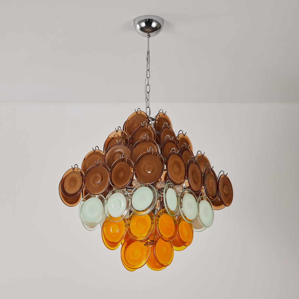 Retro Glass Chandelier — Chandelier | Maison Monashee — view 12