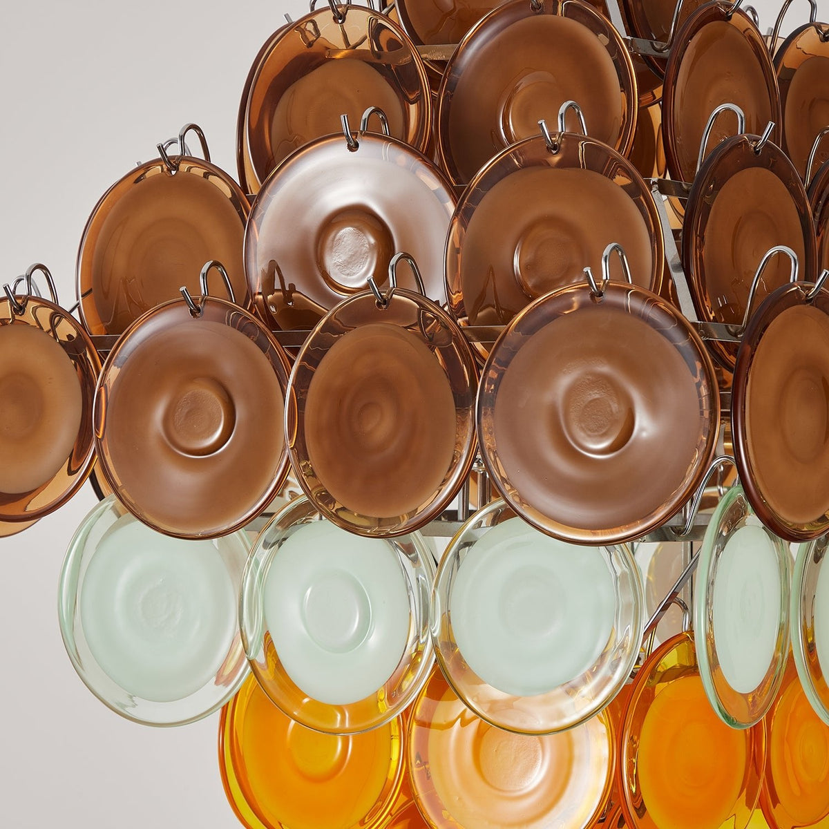 Retro Glass Chandelier — Chandelier | Maison Monashee — view 5