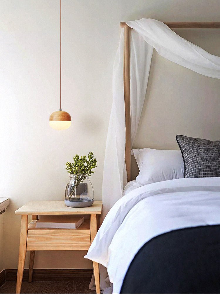 Ribbed Globe Pendant Light — Pendant Light | Maison Monashee — view 8