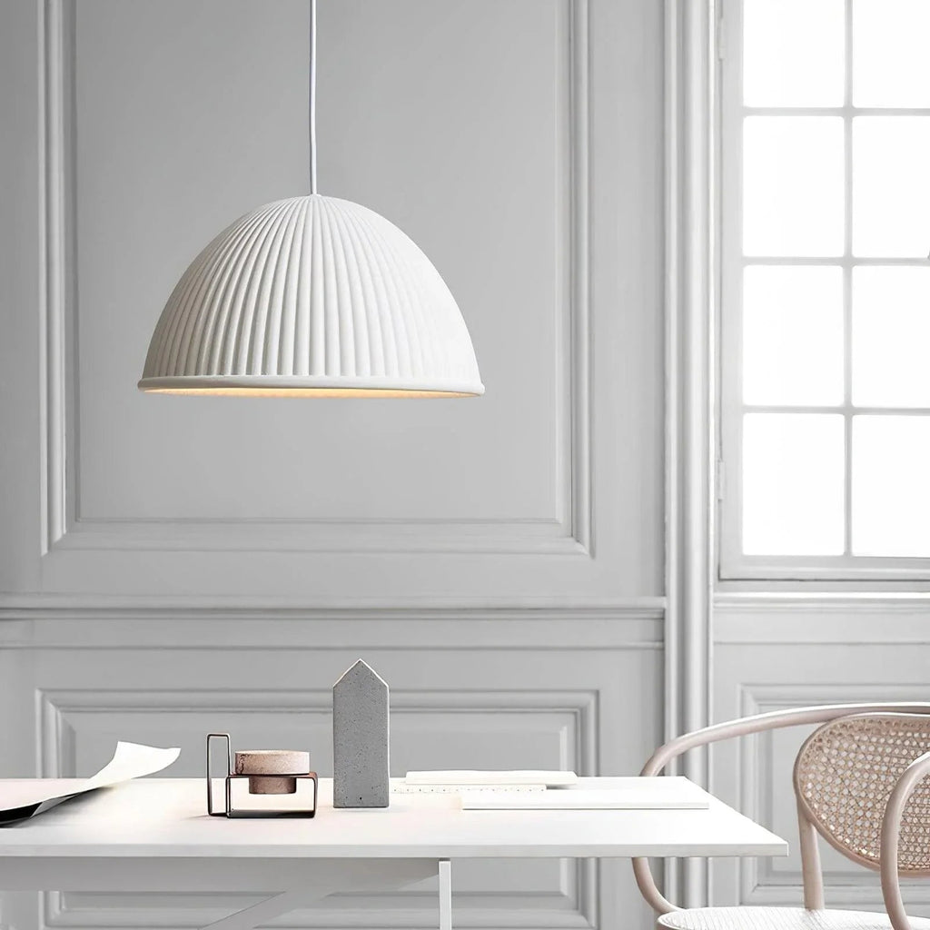 Red Dome Pendant Light — Pendant Light | Maison Monashee — view 7