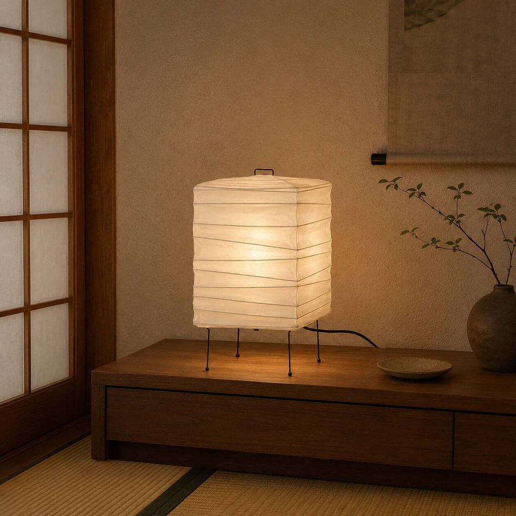 Paper Lantern Bedside Lamp — Table Lamp | Maison Monashee — view 14