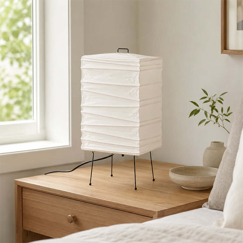 Paper Lantern Bedside Lamp — Table Lamp | Maison Monashee — view 9